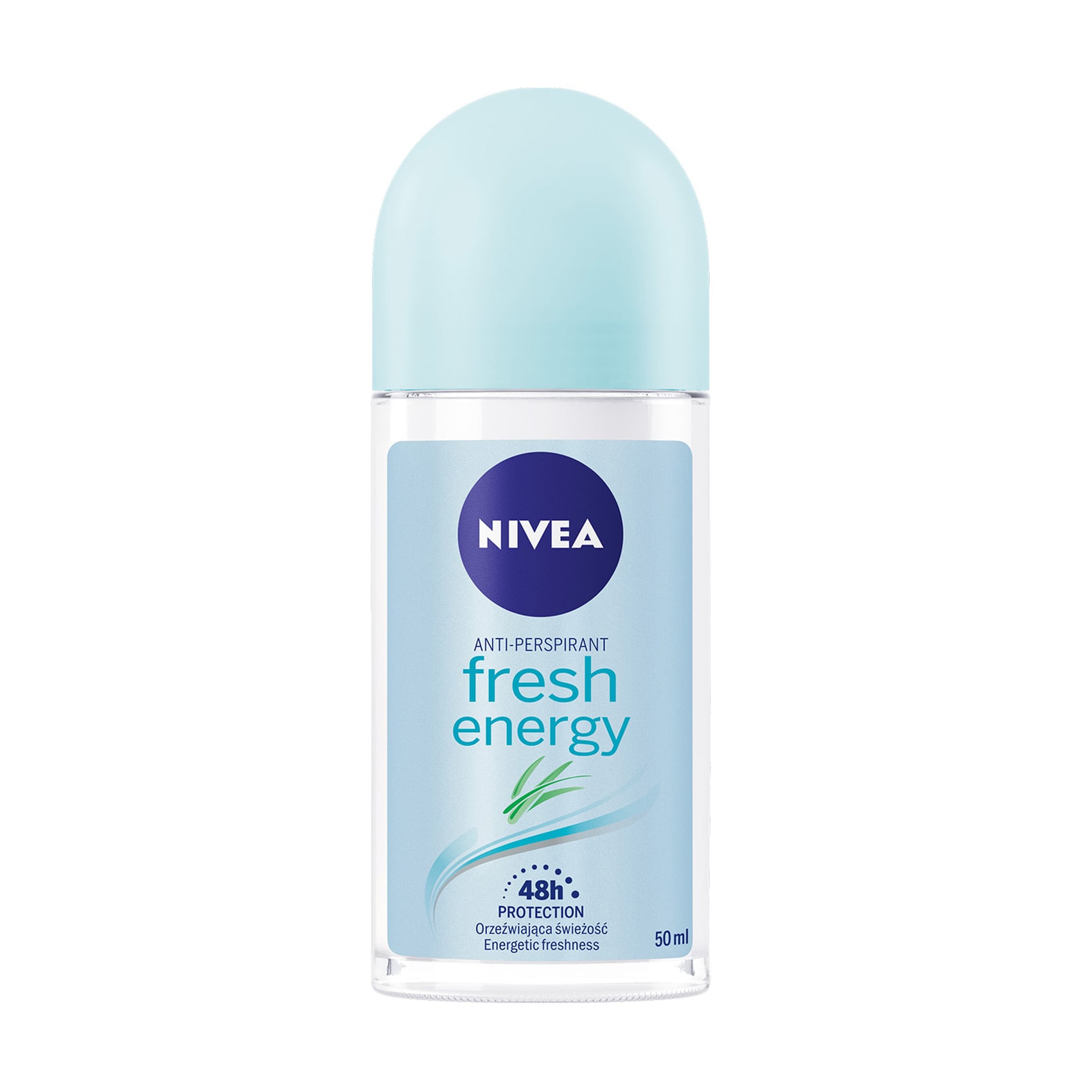 Кульковий дезодорант-антиперспірант NIVEA Fresh Energy 48h Енергія свіжості, жіночий, 50 мл